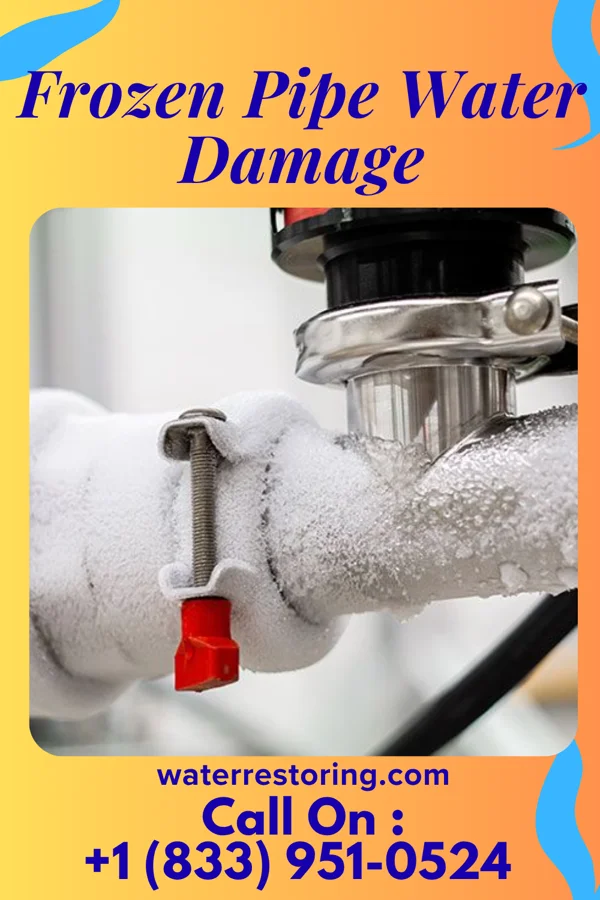 Frozen Pipe Water Damage in Waco, NC